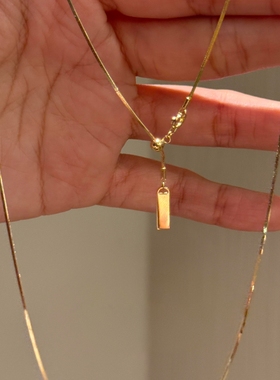 极细长款简约项链女2025新款百搭