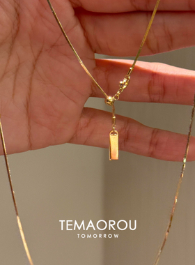 极细长款简约项链女2025新款百搭