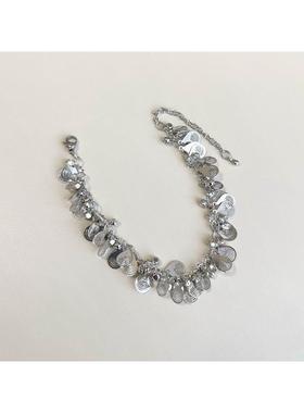 中古vintage水滴流苏手链高级感