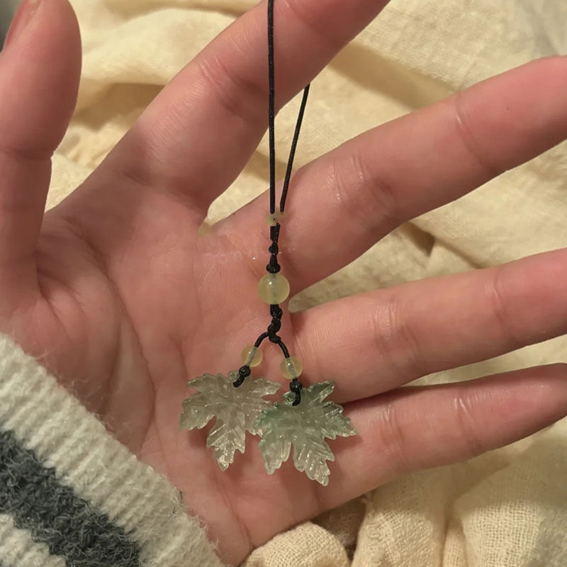 树叶手机挂件百搭简约男女个性包包相机钥匙扣情侣礼物装饰百搭,淘宝优惠券,粉丝福利购,淘宝优惠卷