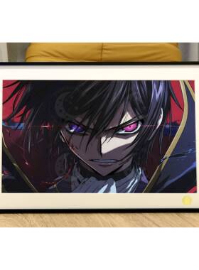 星空炫彩鲁鲁修ZERO CODE GEASS 反叛的鲁路修CC客厅装饰画