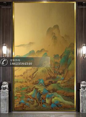 铜画 画定制雕刻装饰铜板画 画创意覆古背景墙铜壁画 画浮雕立体