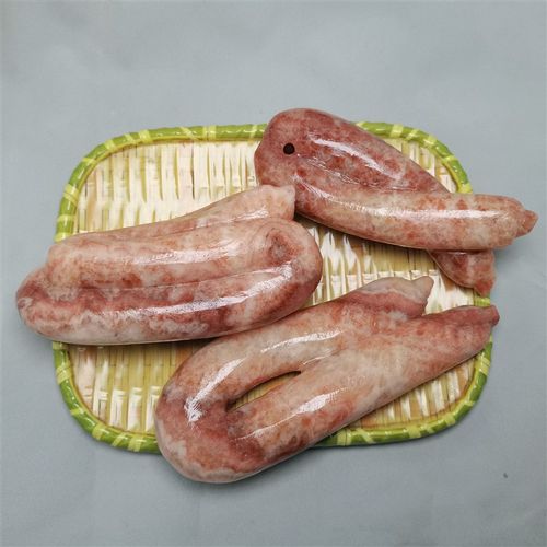 天然肉石腊肠石挂件桌面装饰摆设手把件奇石 - 图1