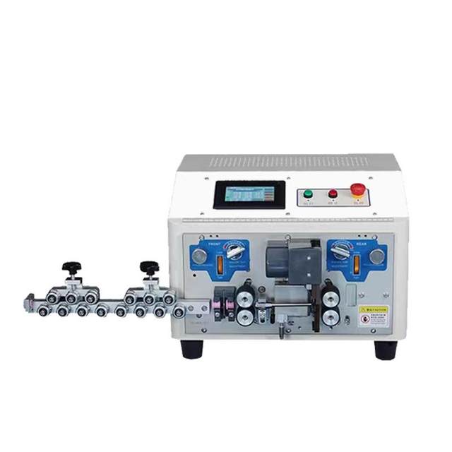 Shenzhen inner and outer sheathed wire stripping machine fully automatic multi-core power cord automatic double-wire inner and outer skin stripping machine