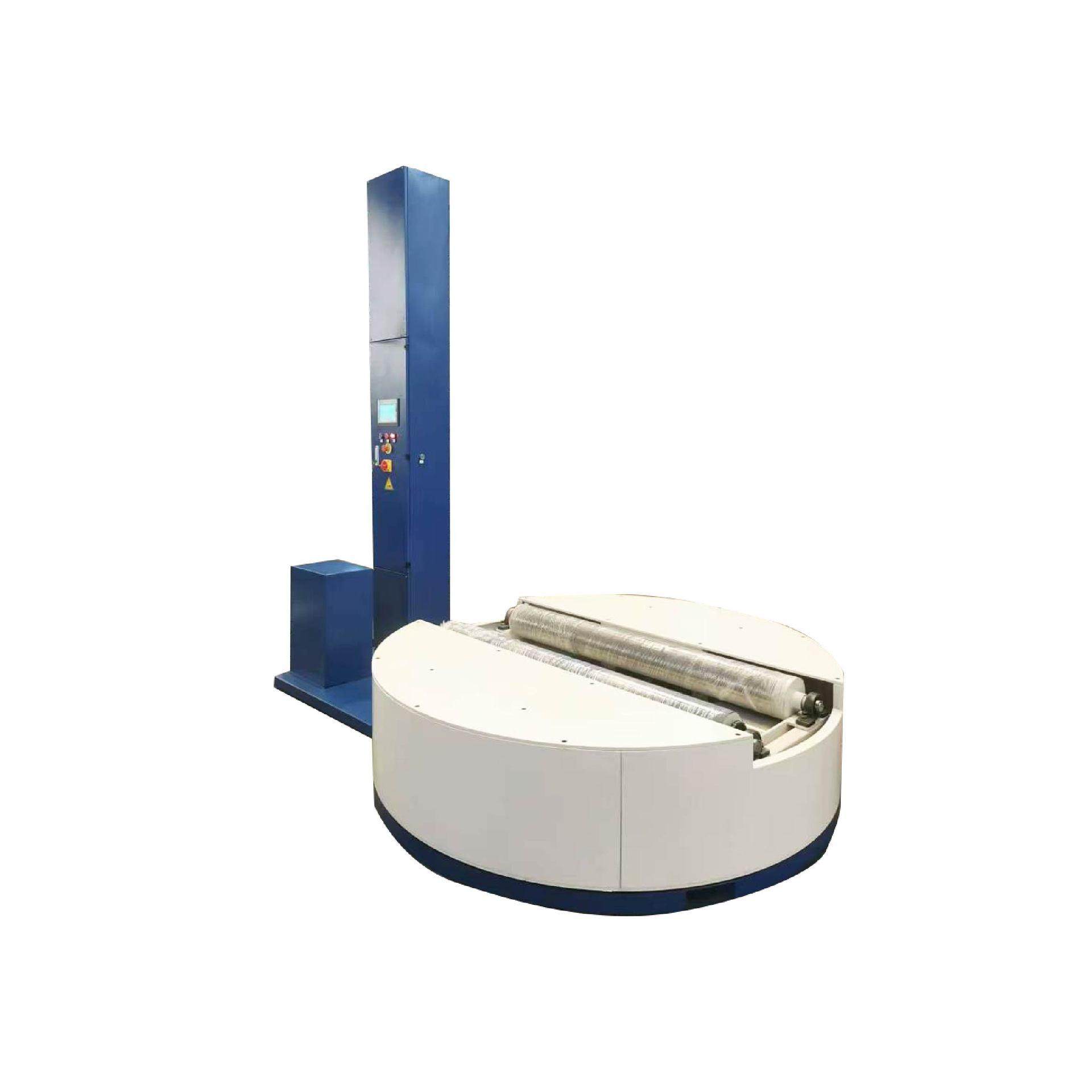 圆柱形产品缠绕机厂家纸厂用全包圆筒形缠绕包装机全自动裹膜机,淘宝优惠券,粉丝福利购,淘宝优惠卷