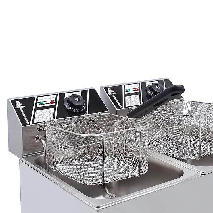 商用82电热炸炉双缸双筛油炸锅油炸炉薯条鸡排油炸机小吃机器摆摊,淘宝优惠券,粉丝福利购,淘宝优惠卷