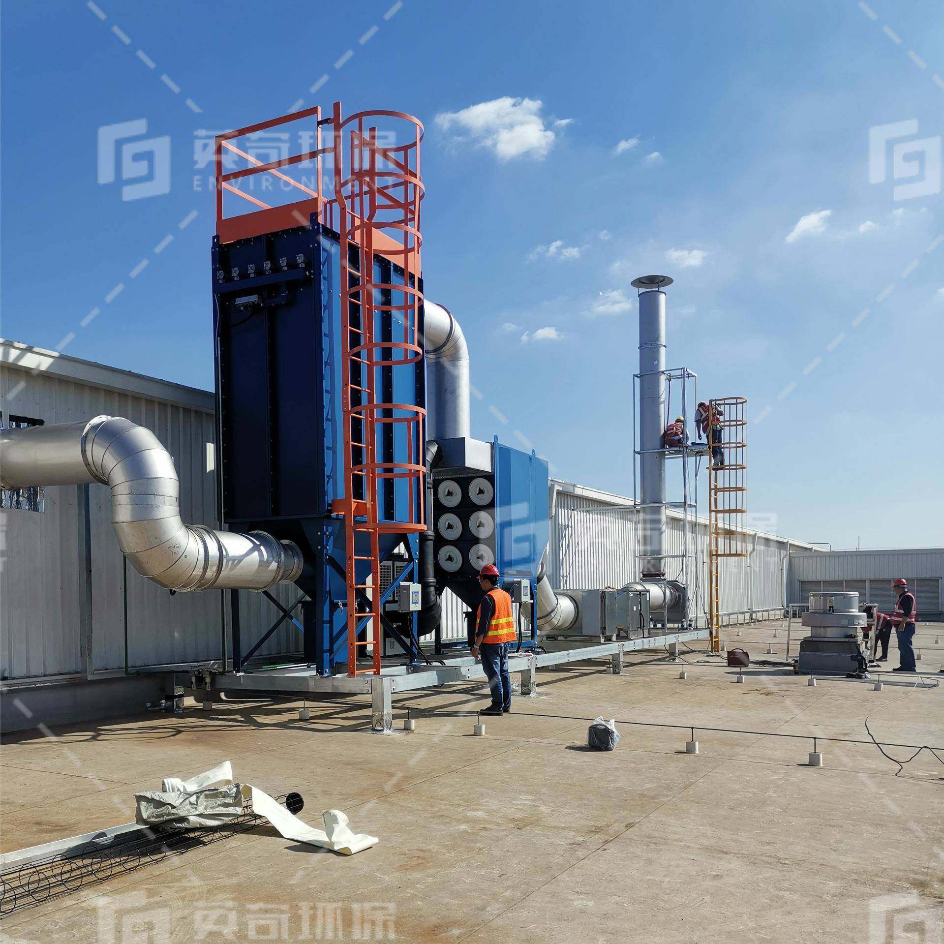 CBS模块化工业袋式褶式滤筒除尘器大型带检修平台的高效率除尘器,淘宝优惠券,粉丝福利购,淘宝优惠卷