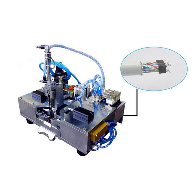 Supply cable double-sided peeling machine TYPE-C wire VGADVI core wire double-sided stripping machine Cable double-sided stripping machine