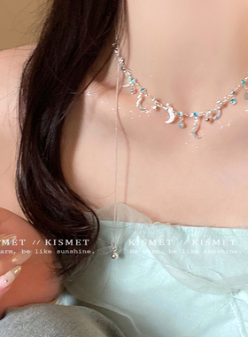 2025新款月牙项链女简约设计感