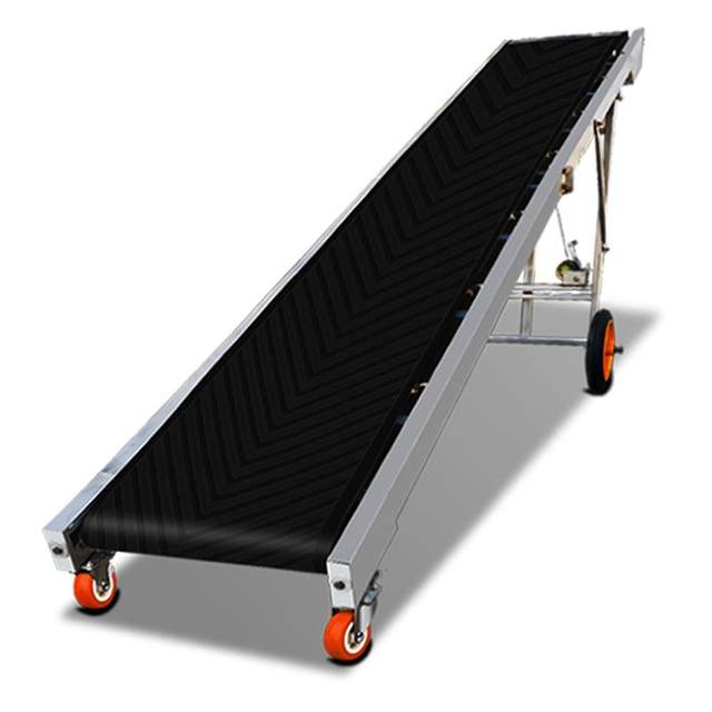 Small folding non-slip conveyor belt, special for fertilizer, belt conveyor, loading, unloading, movable conveyor belt