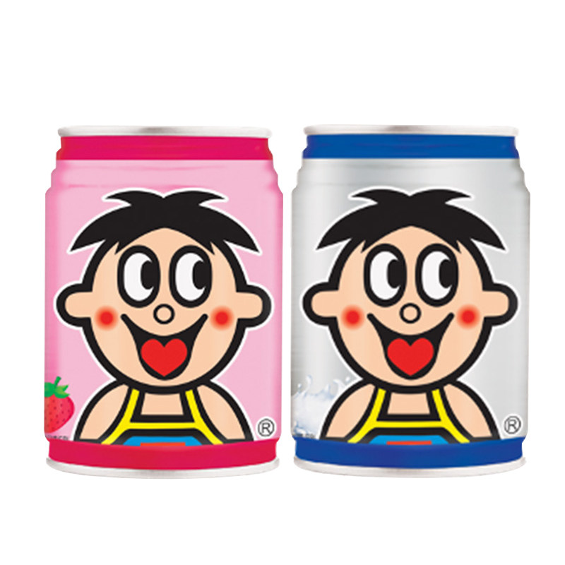 旺旺唯乳果奶味饮料0脂肪罐装早餐休闲出游饮品饮料240ml*8批发