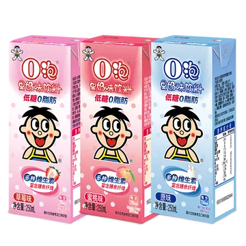 旺旺O泡果奶味低糖0脂肪饮料含乳250ml*12盒