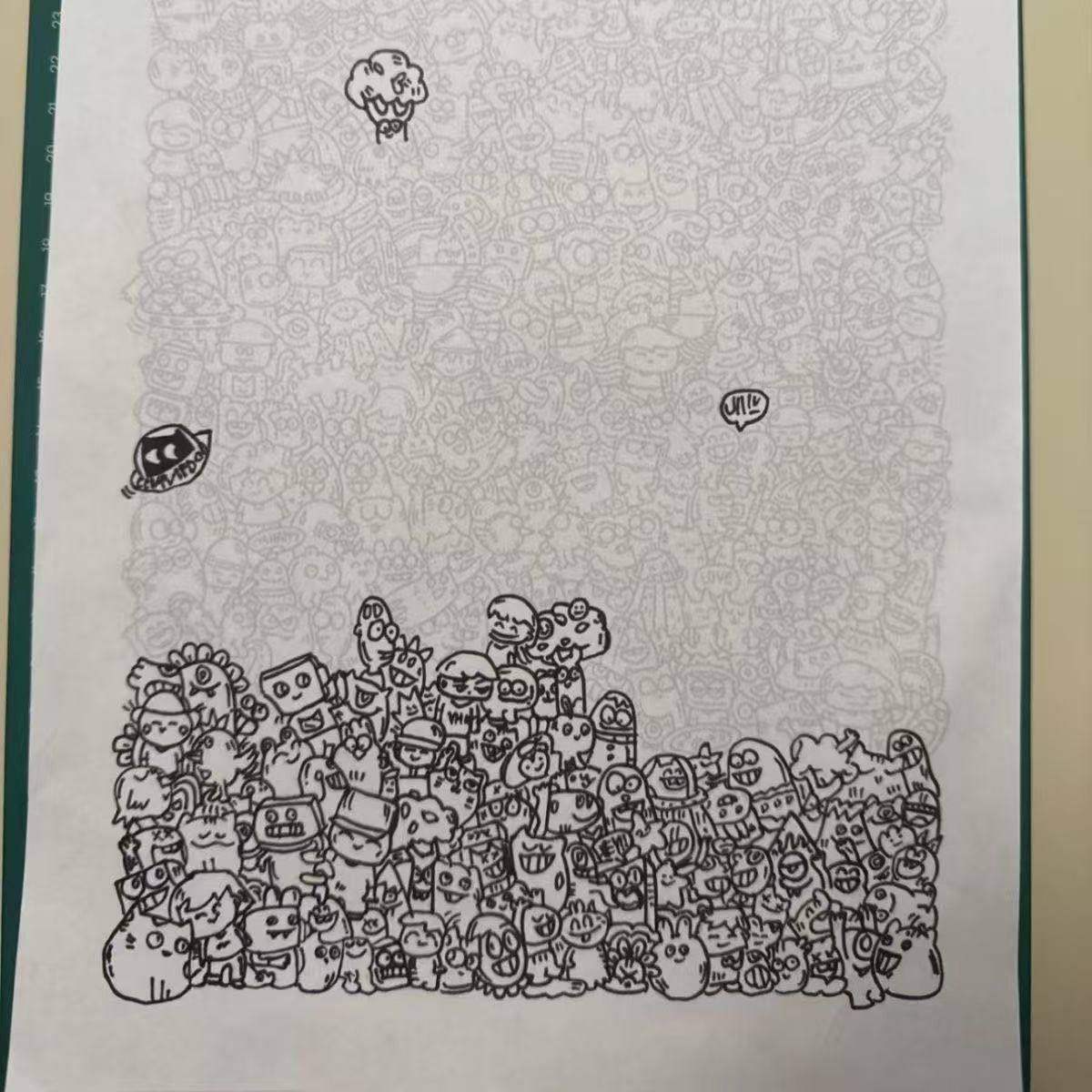 小红书同款控笔画图稿上班上学无聊偷懒解压描画练习临摹图纸稿,淘宝优惠券,粉丝福利购,淘宝优惠卷