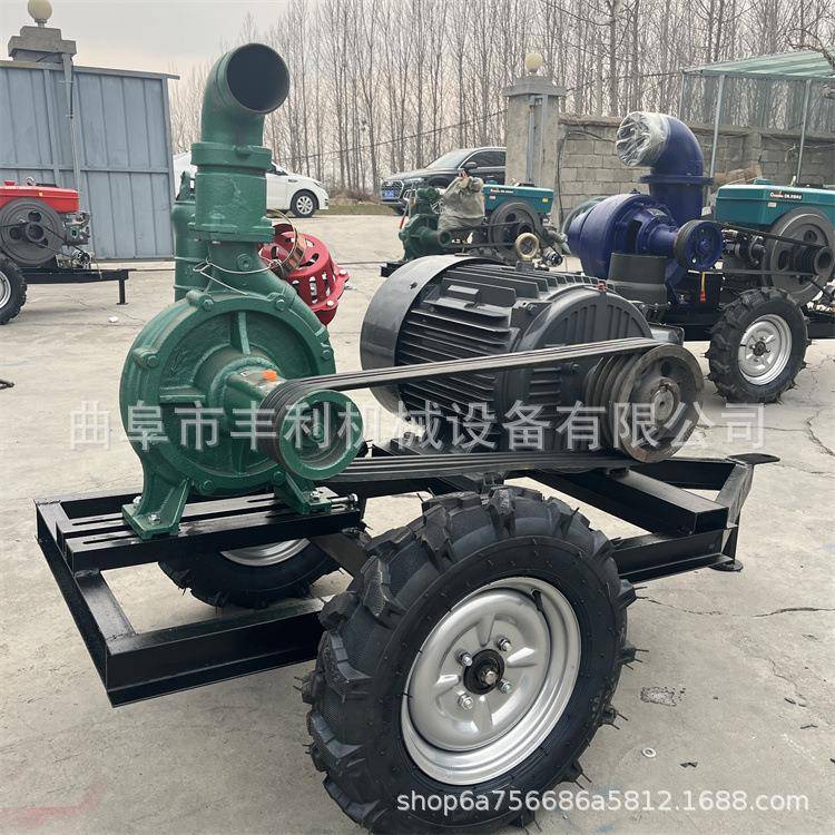 柴油拖车款大流量抽水泵鱼塘抽水12寸水泵拖拉机带高扬程喷灌泵 - 图2