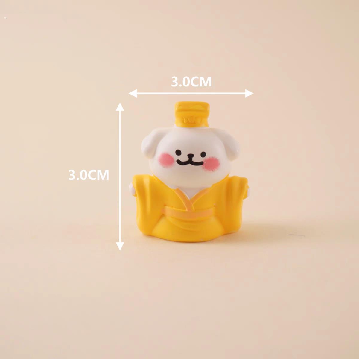 朕封你为狗官！可爱皇帝小狗龙椅车载桌面工位治愈系装饰小摆件 - 图3