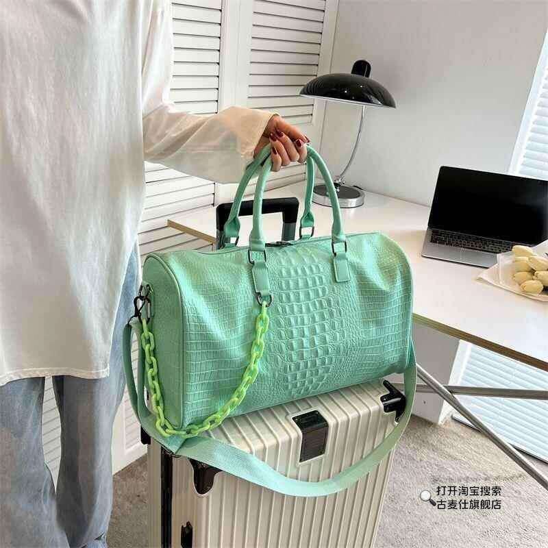 Bags for women, large-capacity lightweight travel bags, hand luggage bags, sports and fitness bags, fashionable shoulder crossbody bags for women