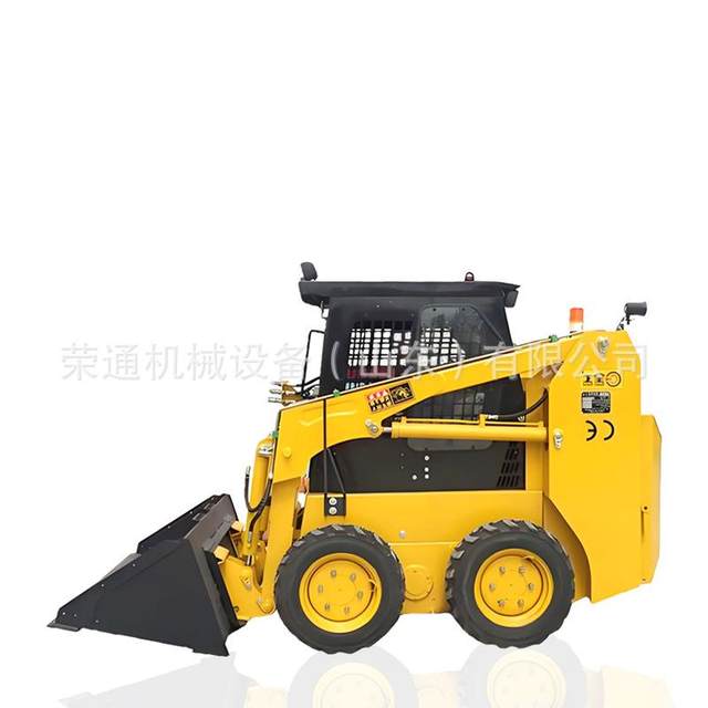 Skid loader Construction site garbage cleaning and handling loader can be exported to farm skid truck