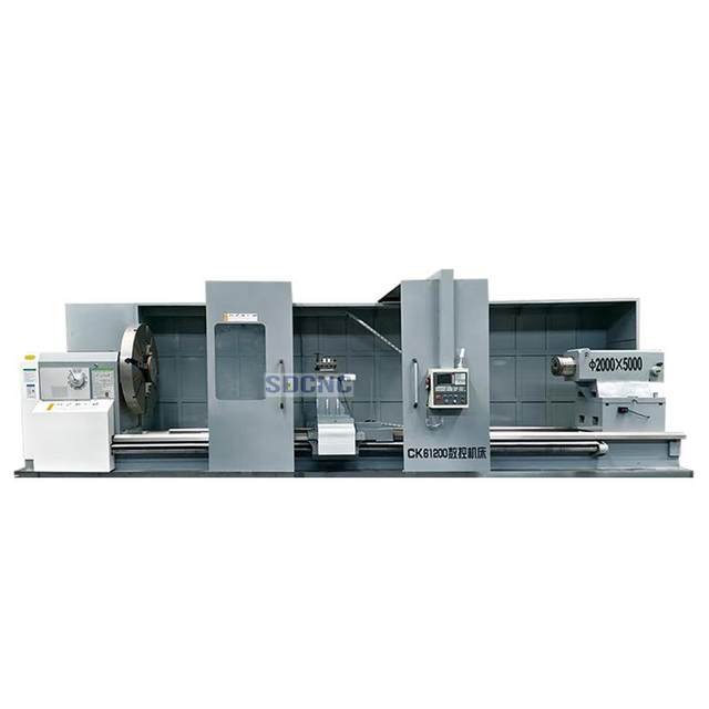 CNC lathe CK61200 overall bed guide rail width fully automatic metal cutting lathe c CNC machine tool