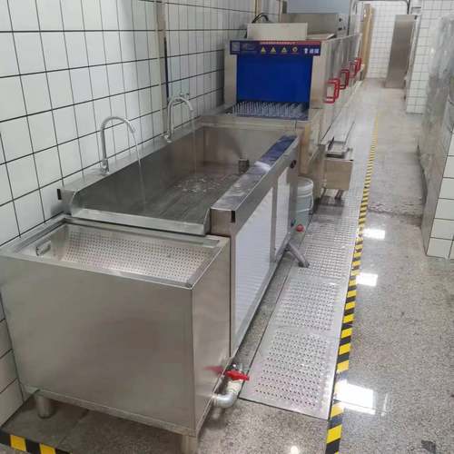 水循环除渣一体机涡流气泡池自动清洗长龙式洗碗机预洗鼓泡池定制 - 图1
