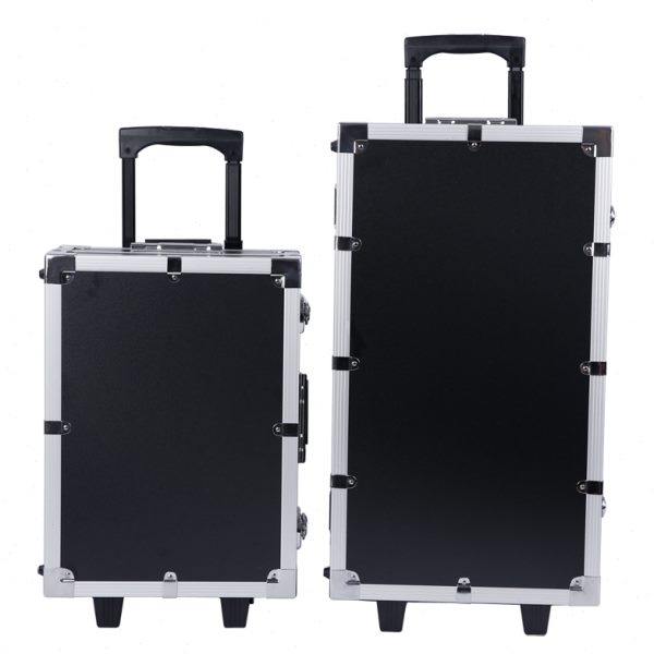 Aluminum alloy hand tool box hardware instruments and equipment storage box multifunctional file display password lock safe box