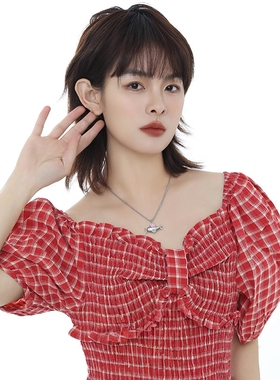 小众飞机项链女款原创设计感精致百搭颈链时尚气质新款锁骨链