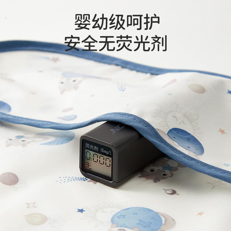 Korean smock female baby eating bib waterproof and anti-dirty children's kindergarten male baby food supplement rice pocket wearing backwards