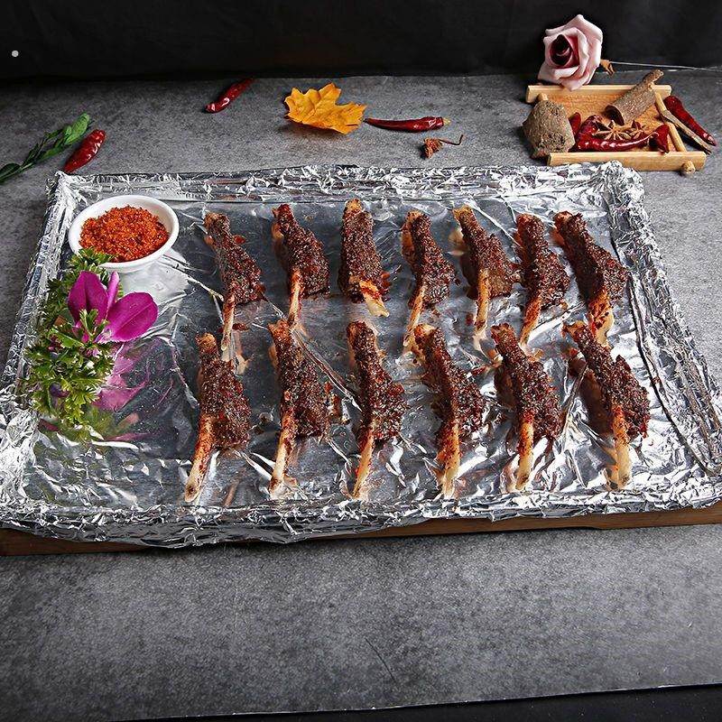 仿真食品模型 锡纸碳烤小羊排食物 样品假菜 道具 菜品模具摆件,淘宝优惠券,粉丝福利购,淘宝优惠卷