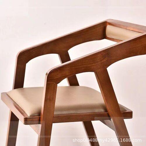 餐椅咖啡厅室餐饮店用椅子家用摄影靠背椅 - 图2