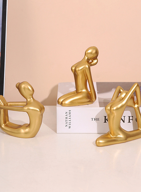 可爱女孩人物装饰品艺术小众摆设治愈情绪稳定