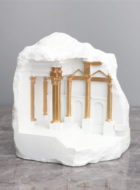 现代简约象人物艺术雕塑样板房酒柜玄关装饰品