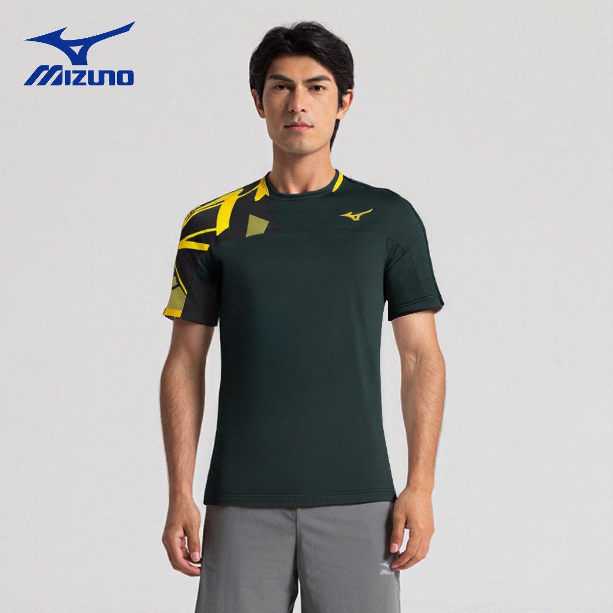 美津浓网球服男白色透气速干运动短袖凉感降温亲肤舒适吸湿T恤,淘宝优惠券,粉丝福利购,淘宝优惠卷