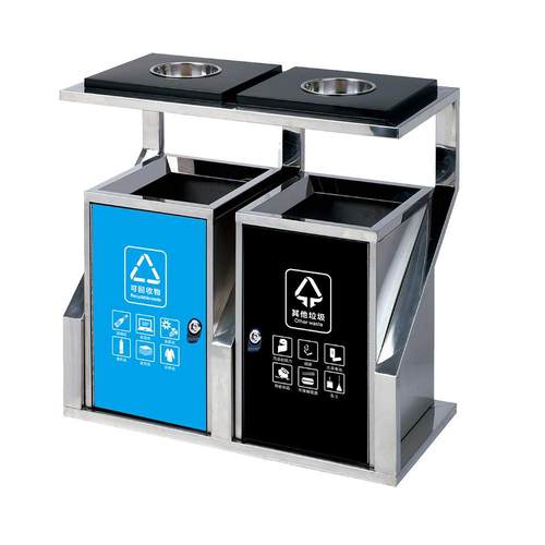 户外垃圾桶不锈钢分类垃圾箱可定做三四分类垃圾桶厂家直销 - 图3