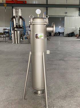 304316L不锈钢袋式过滤器水处理工业级布袋过滤设备厂家活性炭