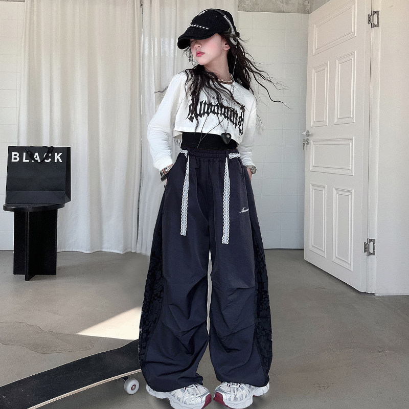 春秋儿童街舞练功服女童嘻哈纯棉爵士舞表演装女孩模特走秀演出服,淘宝优惠券,粉丝福利购,淘宝优惠卷