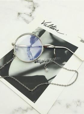 单片眼镜怪盗基德阿蒙单祇半边单侧眼镜覆古英伦夹眼鼻式有度数