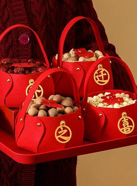 乔迁之喜新居布置装饰礼品入伙新房提篮摆件礼物入宅搬家仪式用品