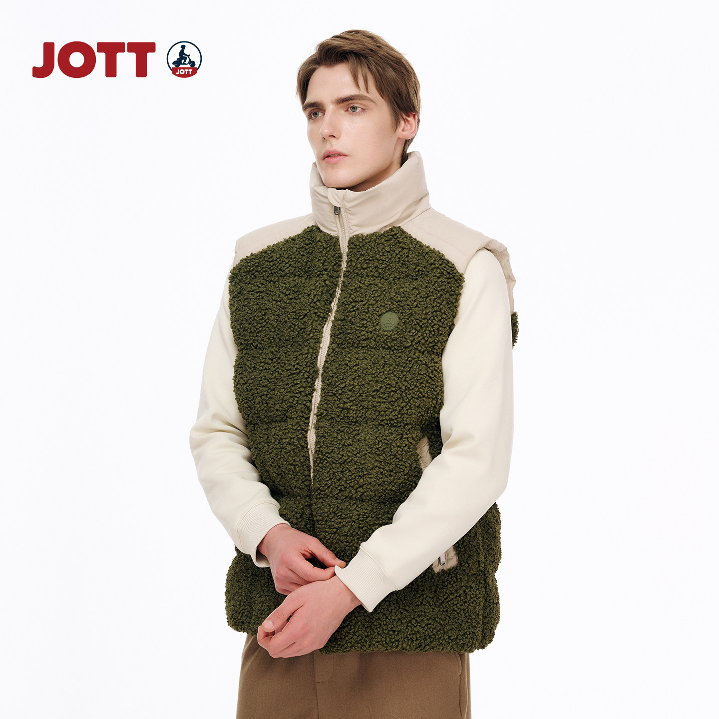 JOTT男士羽绒马甲休闲百搭时尚简约舒适潮流保暖马甲外套,淘宝优惠券,粉丝福利购,淘宝优惠卷