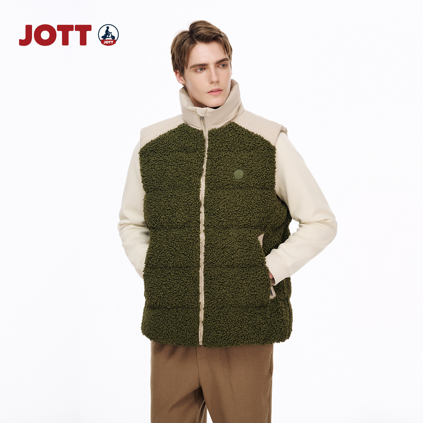 JOTT男士羽绒马甲休闲百搭时尚简约舒适潮流保暖马甲外套,淘宝优惠券,粉丝福利购,淘宝优惠卷