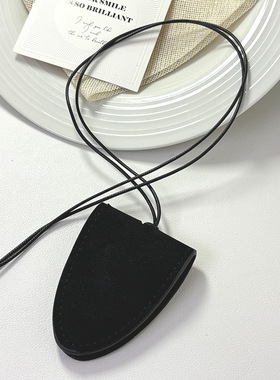 新款磁吸麂皮绒磁吸眼镜夹项链挂绳挂脖墨镜包包毛衣链厂家直销