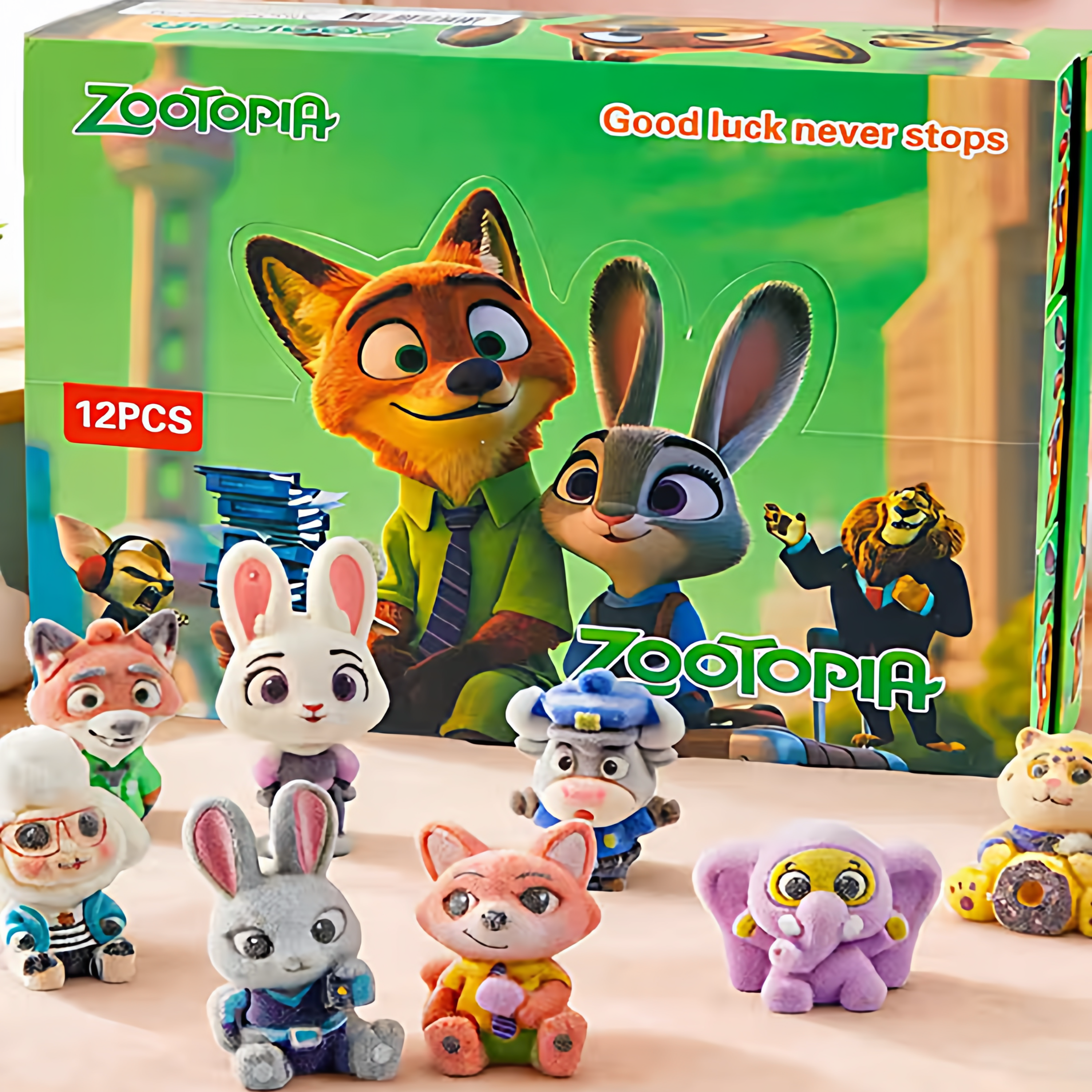 疯狂动物城盲盒尼克狐朱迪公仔挂件洞洞乐儿童抽奖玩具男女孩礼物,淘宝优惠券,粉丝福利购,淘宝优惠卷