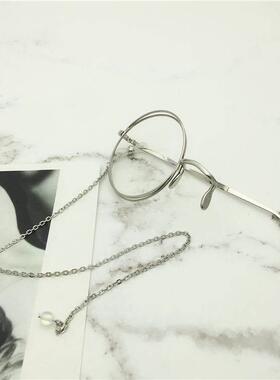 单片眼镜怪盗基德阿蒙单祇半边单边眼镜覆古英伦夹眼鼻式有度数