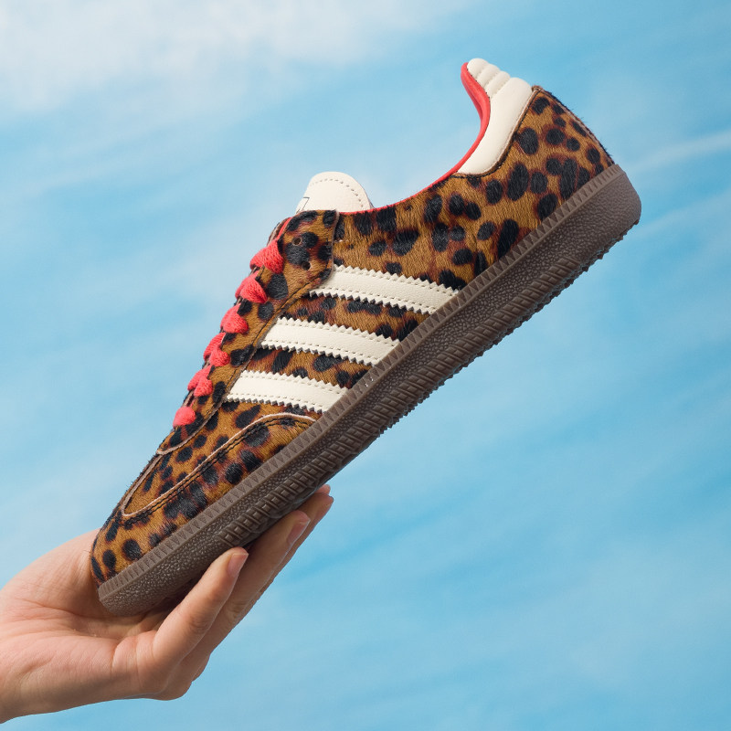 阿迪达斯 （adidas） 舰店休闲鞋男女25秋新款豹纹复古三叶草德训,淘宝优惠券,粉丝福利购,淘宝优惠卷