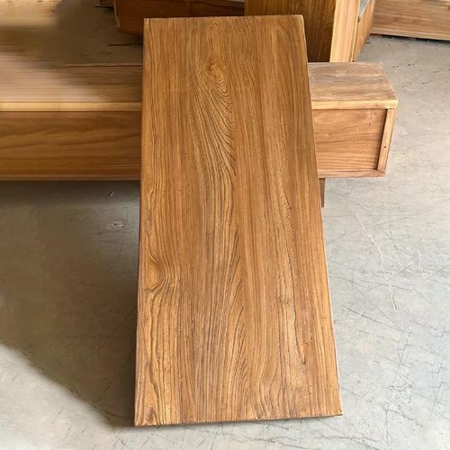 老榆木板实木桌面板原木风化吧台板餐桌板飘窗书桌茶桌书台旧木板 - 图0