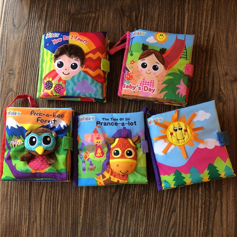 婴儿玩具0-岁益智幼儿立体宝宝布书 玩具书早教撕不烂带响纸布书,淘宝优惠券,粉丝福利购,淘宝优惠卷