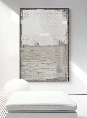 现代极简主义象背景墙挂画地平地板到天花板入口壁画