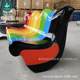 FRP seat special-shaped backrest chair outdoor street outside public leisure chair square long bench