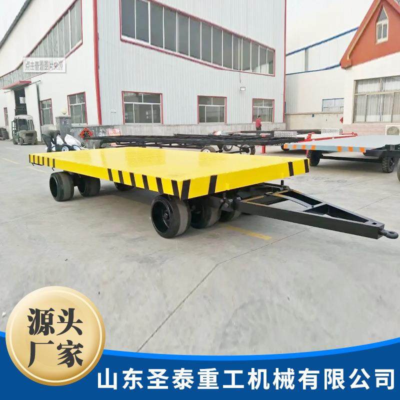 牵引平板车拖挂式重型平板拖车厂区物流大吨位搬运车,淘宝优惠券,粉丝福利购,淘宝优惠卷