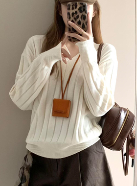 复古皮质棕色挂脖包女韩系零钱包