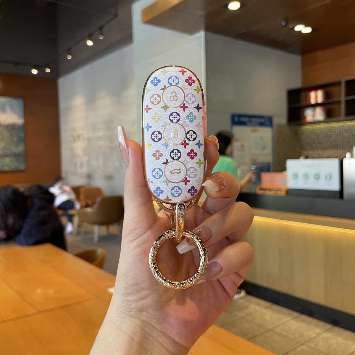 适用于2025款奥迪A5L车钥匙套新a5l保护壳Q6L e-tron专用高档包扣 - 图3