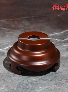 黄铜摆件《金箍棒两用底座》黄铜底座玄关桌面装饰品定海神针底座